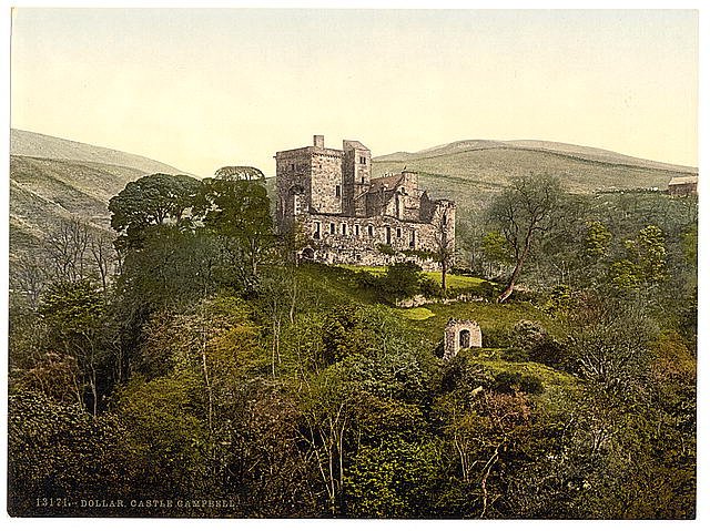 Castle Campbell Dollar Vintage A4 Photo Print