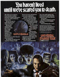 Castle Dracula Wolves Vintage Retro Advert Poster A4 Photo Print