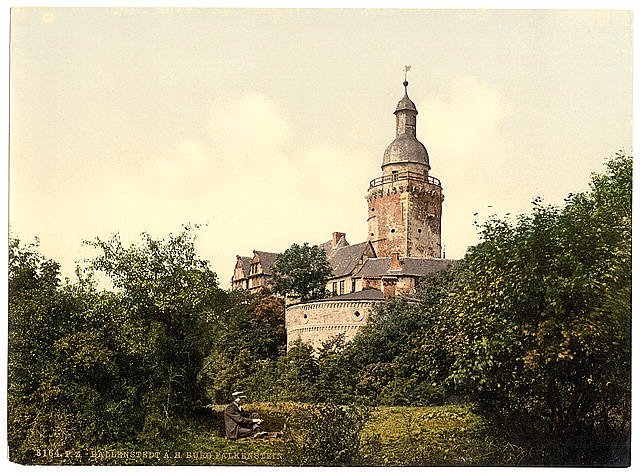 Castle Falkenstein Ballenstedt Hartz Vintage A4 Photo Print
