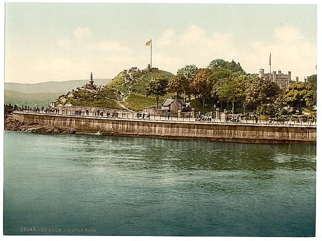 Castle Hill Dunoon Vintage A4 Photo Print
