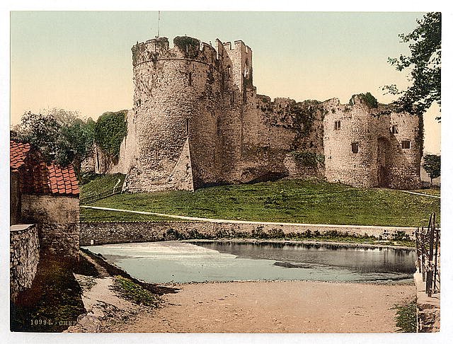 Castle II Chepstow Vintage A4 Photo Print