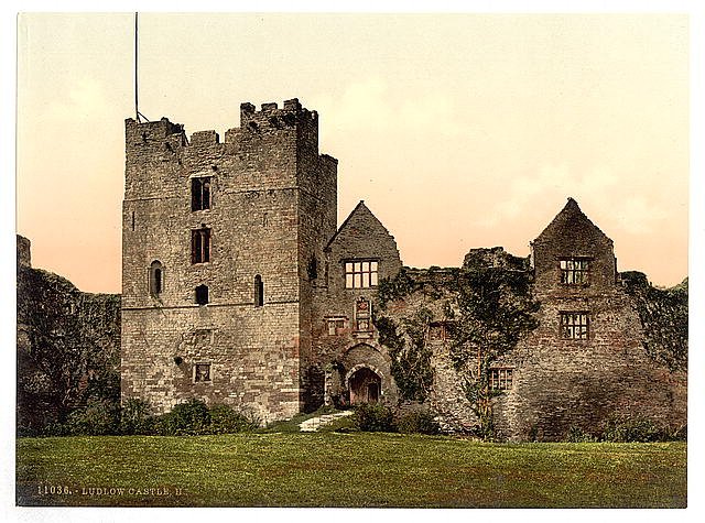 Castle II Ludlow Vintage A4 Photo Print