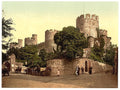 Castle entrance Conway Vintage A4 Photo Print