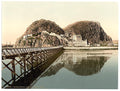 Castle from pier Dumbarton Vintage A4 Photo Print