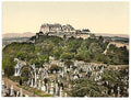 Castle from tower Stirling Vintage A4 Photo Print