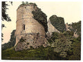 Castle the round tower Goodrich Vintage A4 Photo Print