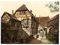 Castle yard Wartburg Thuringia Vintage A4 Photo Print