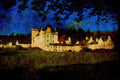 Castles 382007 Blair Castle, Argyll A4 Limited Edition Watercolour Print