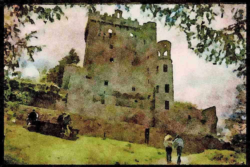 Castles 382013 Blarney Castle, Ireland A4 Limited Edition Watercolour Print