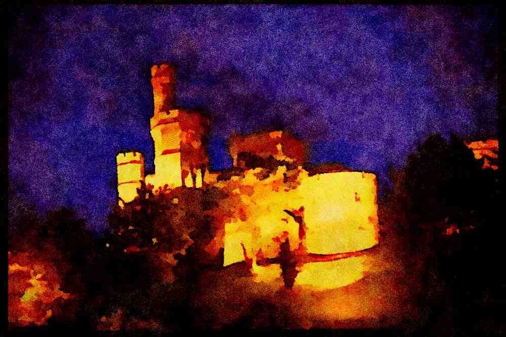 Castles 382016 Inverness Castle A4 Limited Edition Watercolour Print