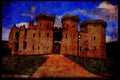 Castles 382018 Raglan Castle A4 Limited Edition Watercolour Print