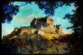Castles 382020 The Royal Castle, Castle Rock, Scotland A4 Limited Edition Watercolour Print