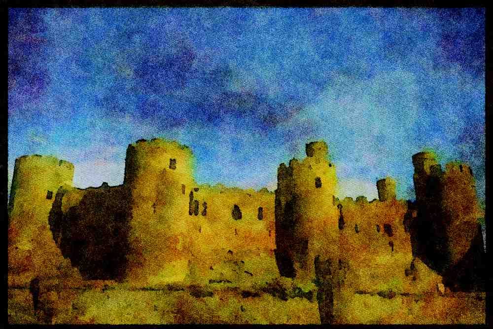 Castles 382033 Conwy Castle, Wales A4 Limited Edition Watercolour Print