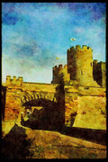Castles 382036 Conwy Castle, Wales A4 Limited Edition Watercolour Print