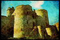 Castles 382037 Harlech Castle, Wales A4 Limited Edition Watercolour Print