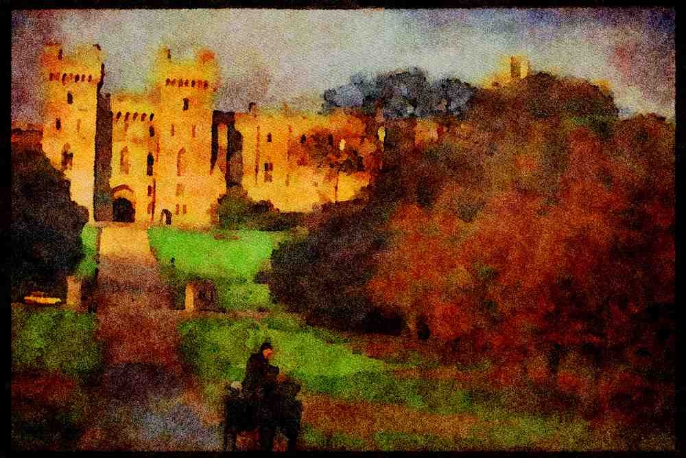 Castles 382043 Windsor Castle, England A4 Limited Edition Watercolour Print