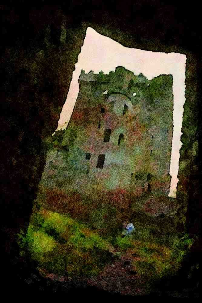 Castles 382049 Blarney Castle, Ireland A4 Limited Edition Watercolour Print