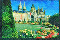 Castles 382062 Abbaye Aux Hommes, Normandy, France A4 Limited Edition Watercolour Print