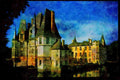 Castles 382063 Chateau D'O, Normandy, France A4 Limited Edition Watercolour Print
