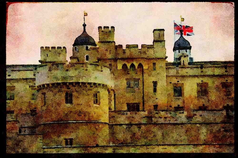 Castles 382072 Tower Of London, England A4 Limited Edition Watercolour Print