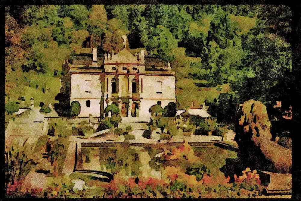 Castles 382081 Linderhof, Germany A4 Limited Edition Watercolour Print