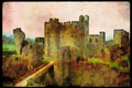 Castles 382093 Caerphilly, United Kingdom A4 Limited Edition Watercolour Print
