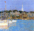 Cat Boats Newport Hassam Impressionism American A4 Photo Print