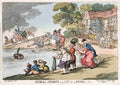 Cat In Bowl 1811 Cartoon Joke 001 Vintage A4 Photo Print
