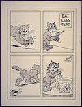 Cat Mouse Dinkel Vintage Retro Advert Poster A4 Photo Print