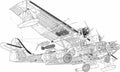 Catalina cutaway A4 Photo Print