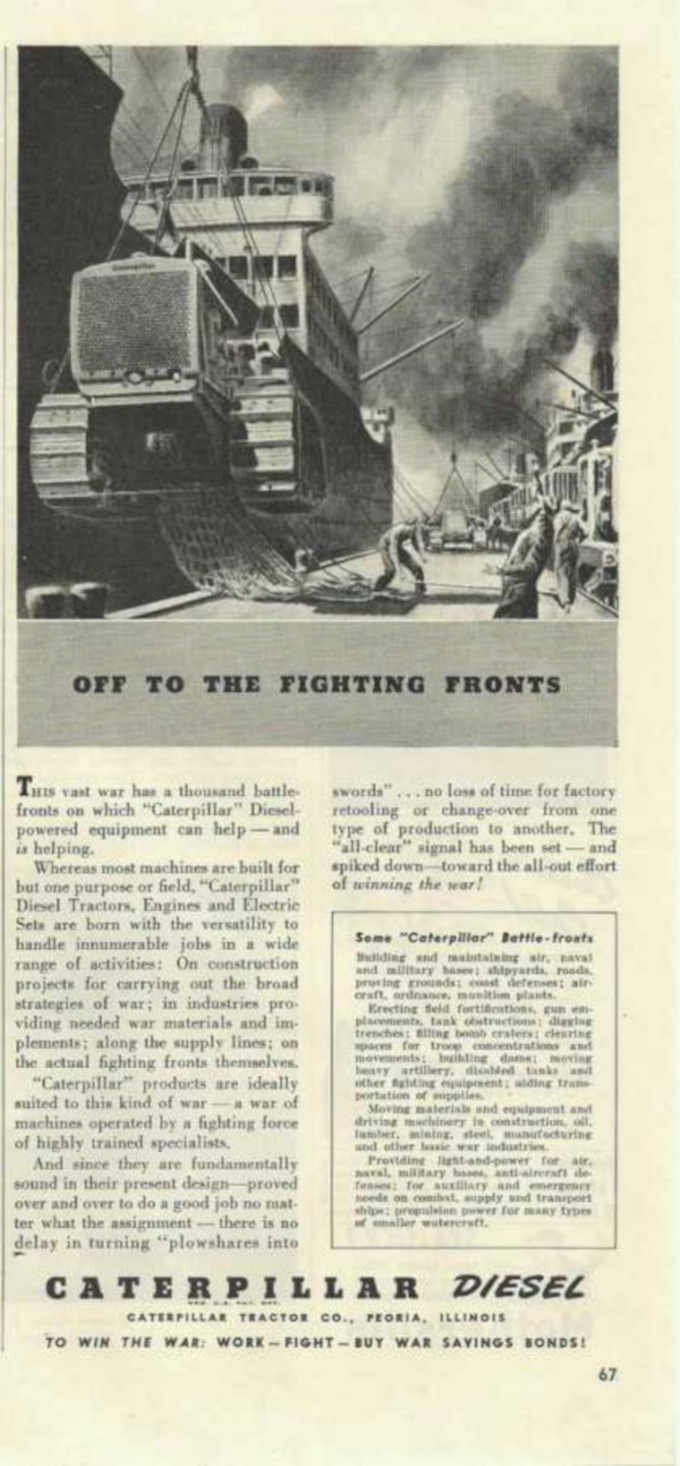Caterpillar Diesel Fronts Vintage Retro Advert Ads A4 Photo Print