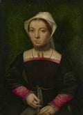 Catharina van Hemessen A Lady with a Rosary A4 Photo Print