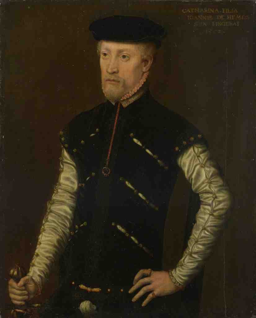 Catharina van Hemessen Portrait of a Man A4 Photo Print