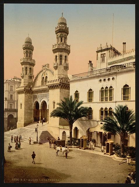 Cathedral Algiers Vintage A4 Photo Print