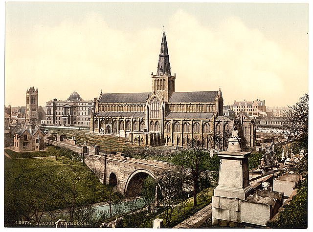 Cathedral Glasgow Vintage A4 Photo Print