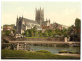 Cathedral S W Worcester Vintage A4 Photo Print
