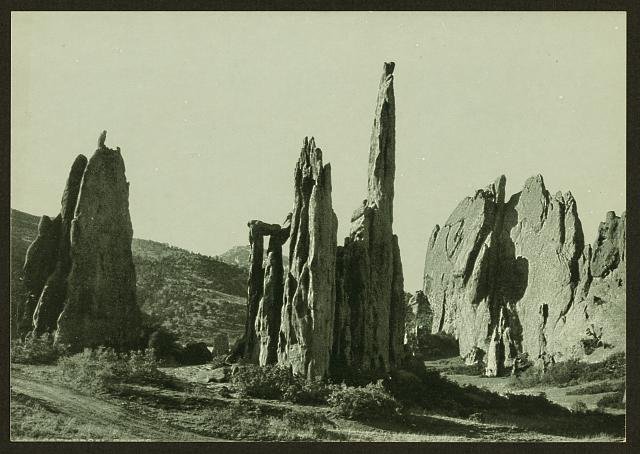 Cathedral Spires II Vintage A4 Photo Print