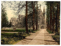 Cathedral and avenue Winchester Vintage A4 Photo Print