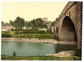 Cathedral from the river St Asaph Vintage A4 Photo Print