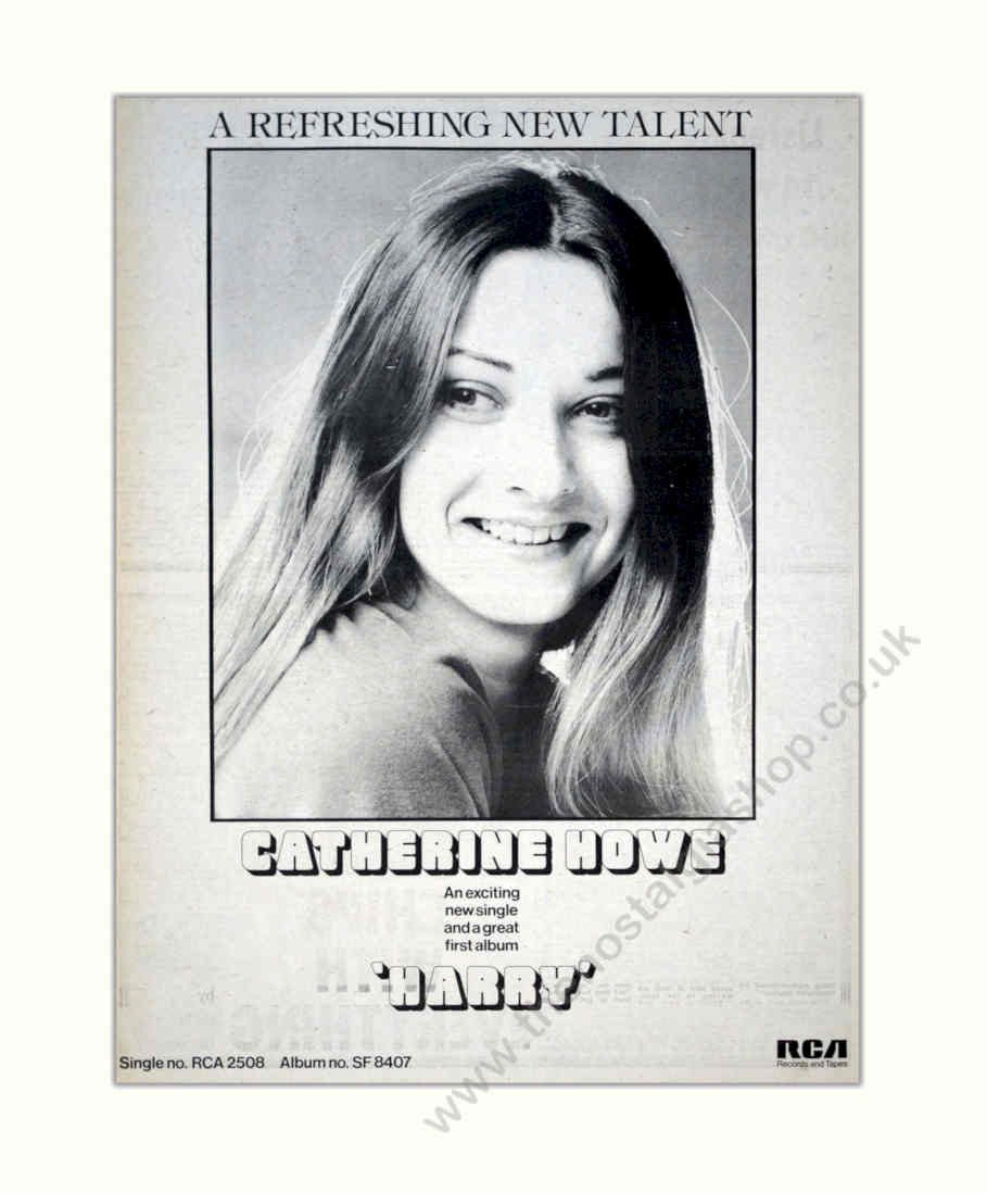 Catherine Howe Flyer Vintage Retro Advert Poster A4 Photo Print