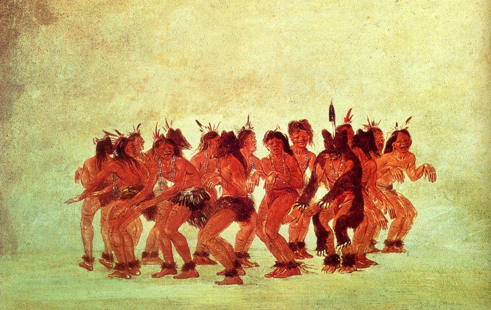 Catlin George Bear Dance Art A4 Photo Print