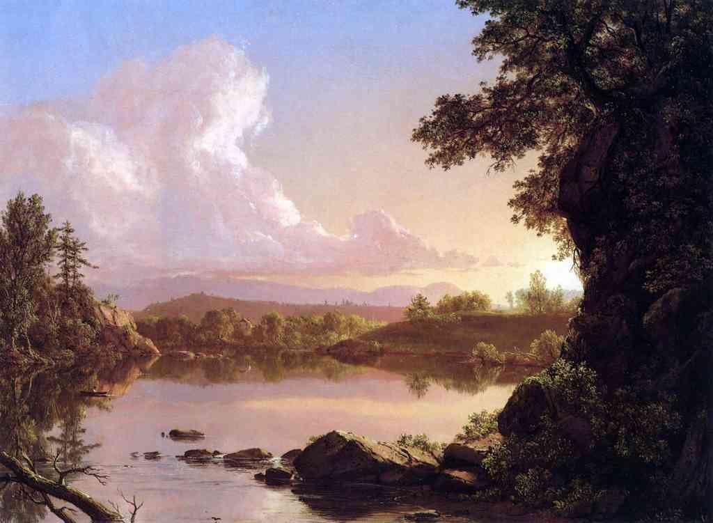 Catskill Creek Frederick Edwin Church A4 Photo Print