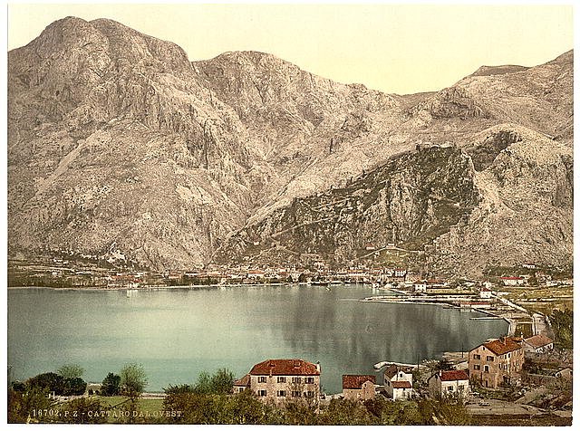 Cattaro from the West Dalmatia Vintage A4 Photo Print
