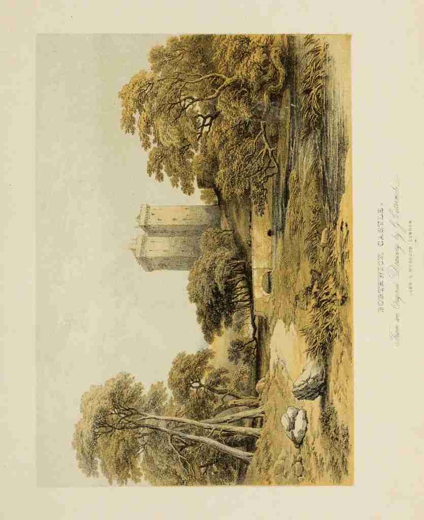 Cattermole George 1800 1868 Scotland 1840 Borthwick Castle A4 Photo Print