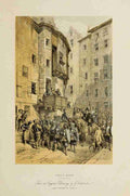Cattermole George 1800 1868 Scotland 1840 West Bow Edinburgh A4 Photo Print