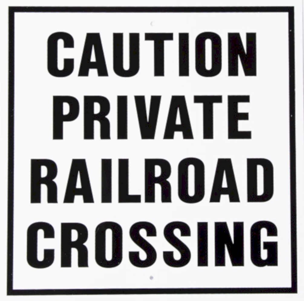 Caution Railroad Crossing Vintage Retro Advert Ads A4 Photo Print