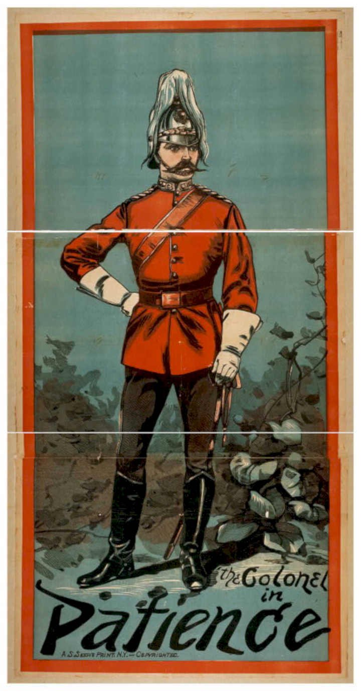 Cavalry Colonel Patience Vintage Retro Advert Poster A4 Photo Print