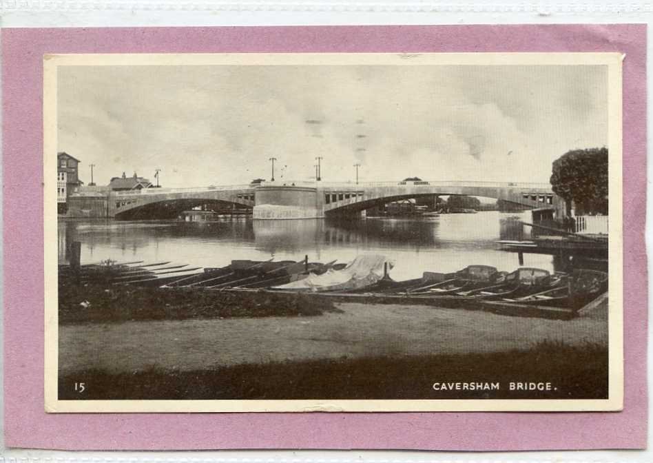 Caversham Bridge Berkshire Vintage A4 Photo Print