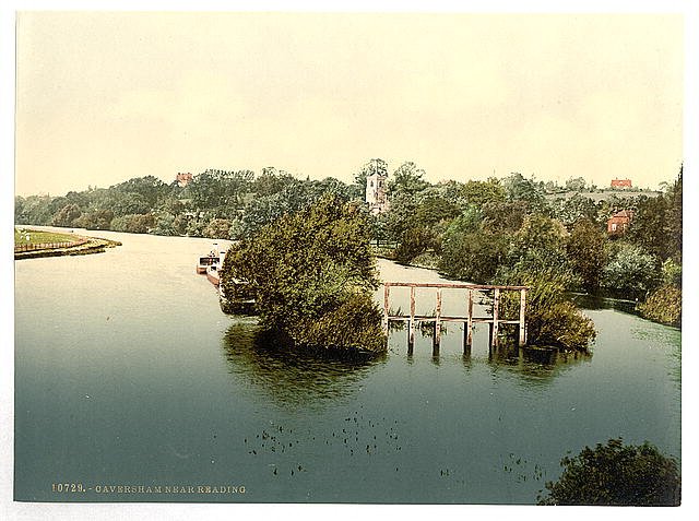 Caversham near Reading London and suburbs Vintage A4 Photo Print