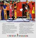 Cayman Islands Beach Vintage Retro Advert Ads A4 Photo Print